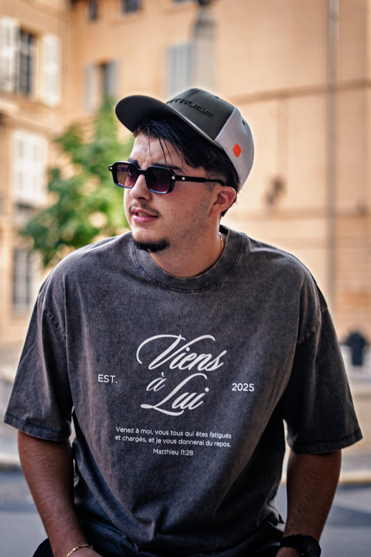 Tee-Shirt - Viens à Lui Noir