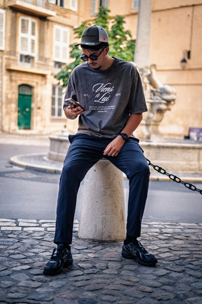 Tee-Shirt - Viens à Lui Noir